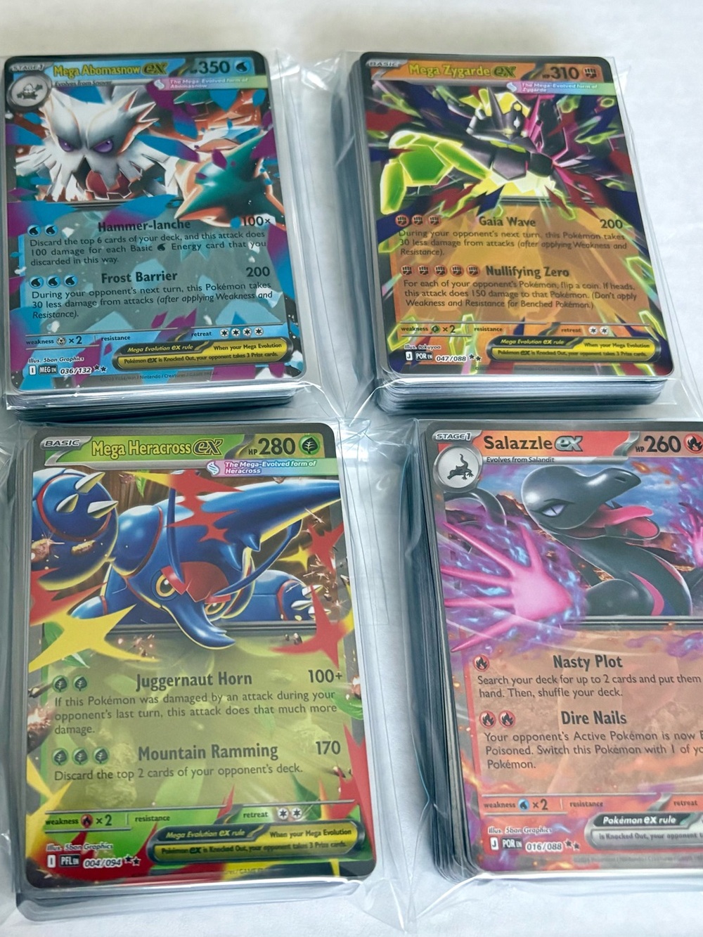 100+ Mega Evolution Pokemon Card Lot 2 Double Rares Guaranteed